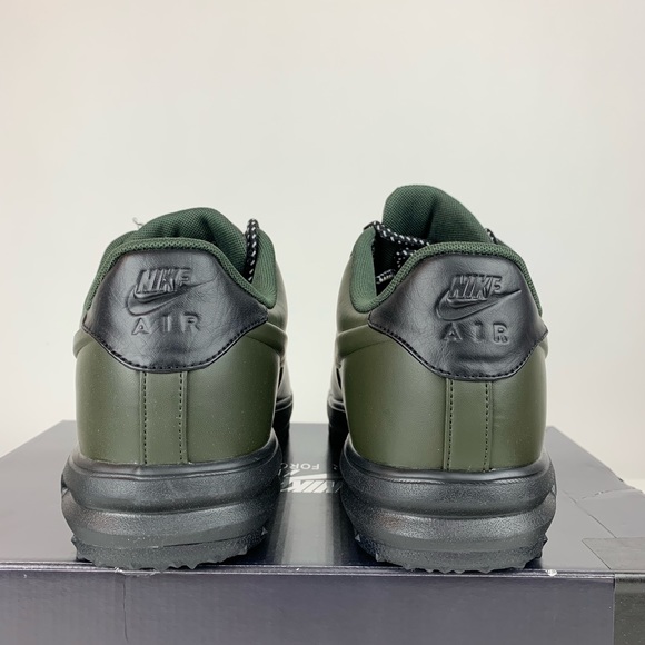 Nike Lunar Air Force 1 Sequoia Black Duckboot Low - Picture 6 of 8